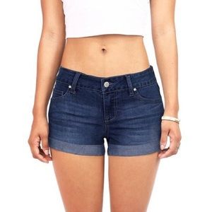 Dark Denim Shorts